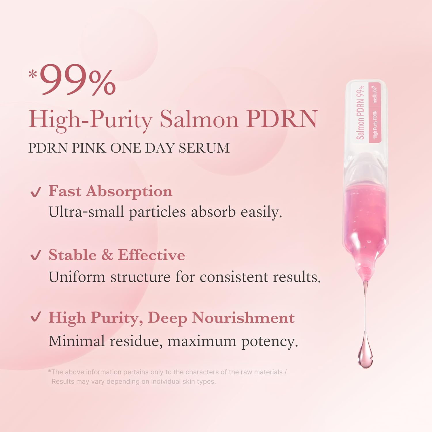 Salmon DNA PDRN Pink One Day Serum